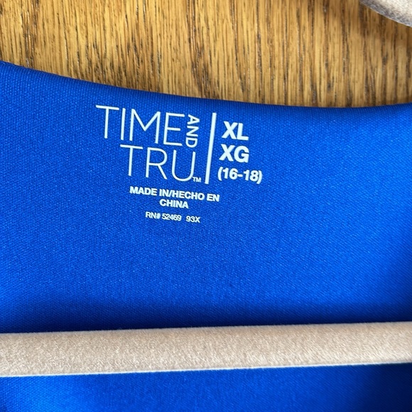 Time & Tru royal blue dress worn once - Picture 3 of 3